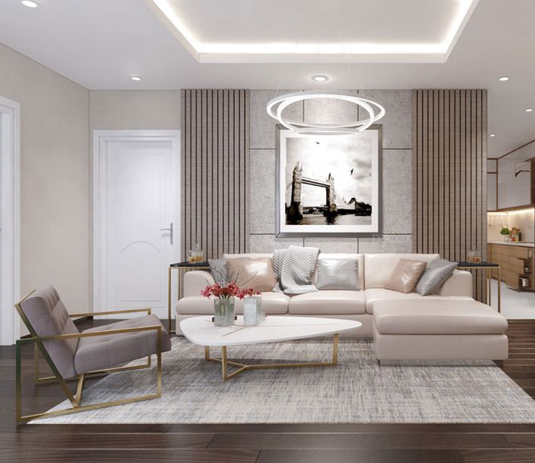 Thiết kế nội thất chung cư 85m2 HH2 Khu đô thị Linh Đàm 3