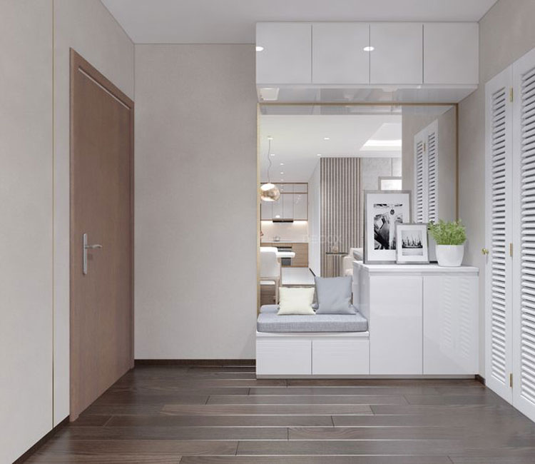 Thiết kế nội thất chung cư 85m2 HH2 Khu đô thị Linh Đàm 6