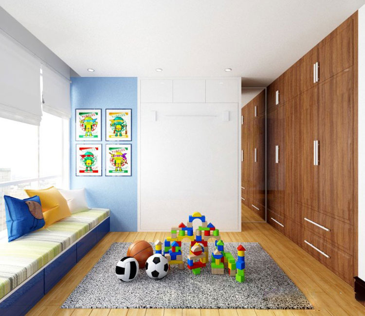 Thiết kế nội thất chung cư 115m2 chị Hảo 11