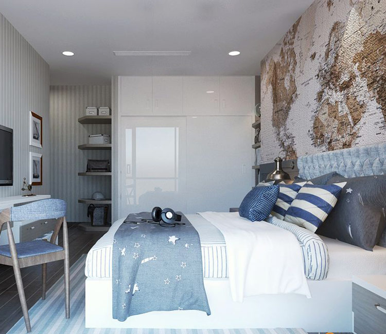 Thiết kế nội thất chung cư 118m2 tòa Intracom - Trung Văn 16 thiet-ke-noi-that-chung-cu-118m2-toa-intracom-trung-van (20)