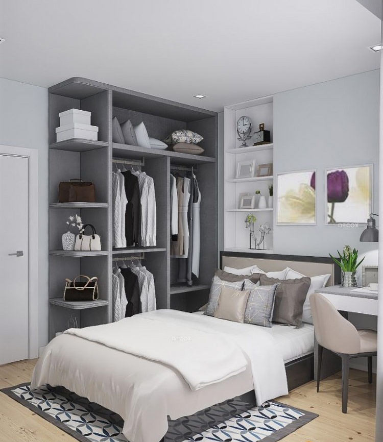 thiết kế nội thất chung cư 45m2 - anh Chiến 2