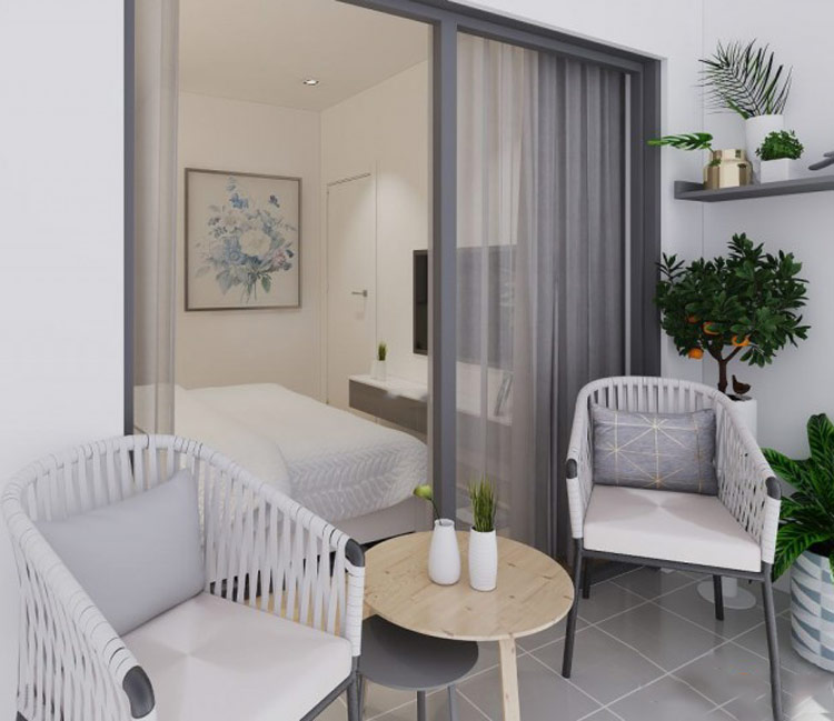 thiết kế nội thất chung cư 45m2 - anh Chiến 4