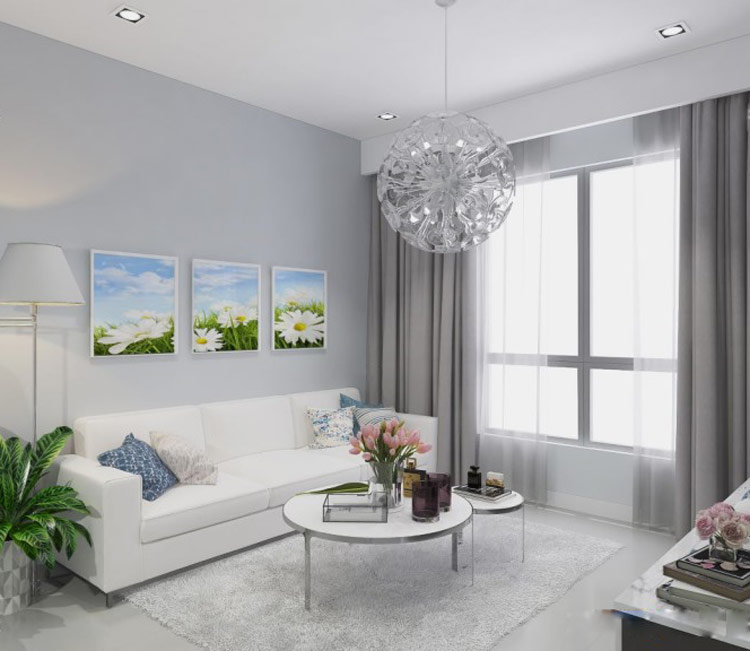 thiết kế nội thất chung cư 45m2 - anh Chiến 5