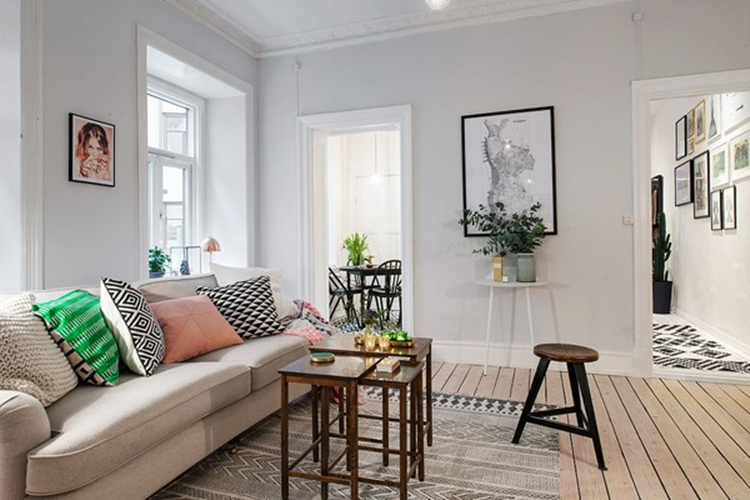 Thiết kế nội thất chung cư 45m2 - chị Ngọc 2