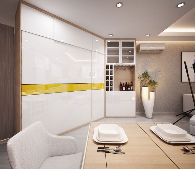 Thiết kế nội thất chung cư 47m2 tại Kim Mã - Anh Thịnh 9 thiet-ke-noi-that-chung-cu-46m2 (11)