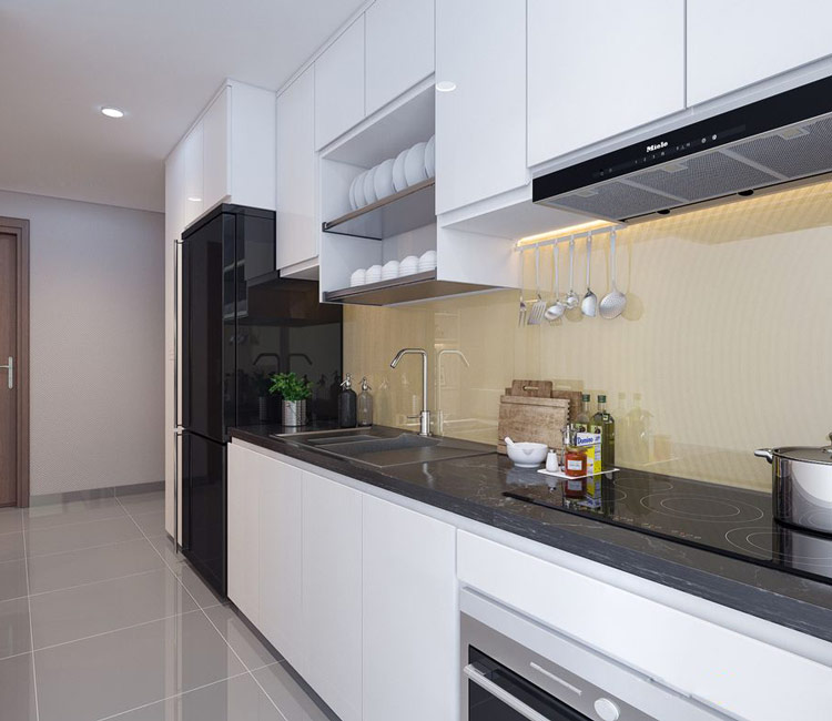 Thiết kế nội thất chung cư 49m2 - chị Vân Anh 6