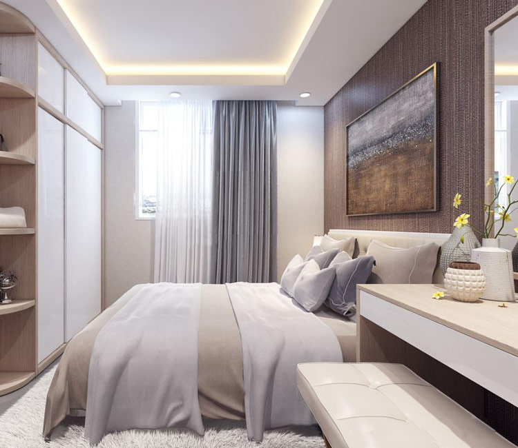 Thiết kế nội thất chung cư 49m2 - chị Vân Anh 13