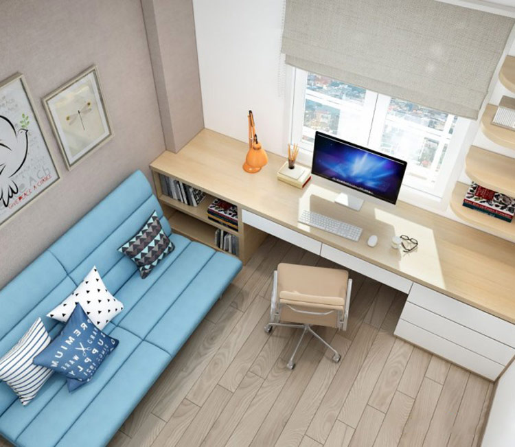 thiết kế nội thất chung cư 58m2 anh Hùng 7