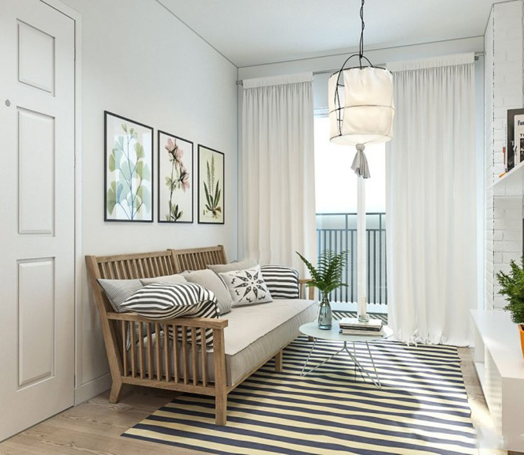 Thiết kế nội thất chung cư 58m2 - chị hươngThiết kế nội thất chung cư 58m2 - chị hương