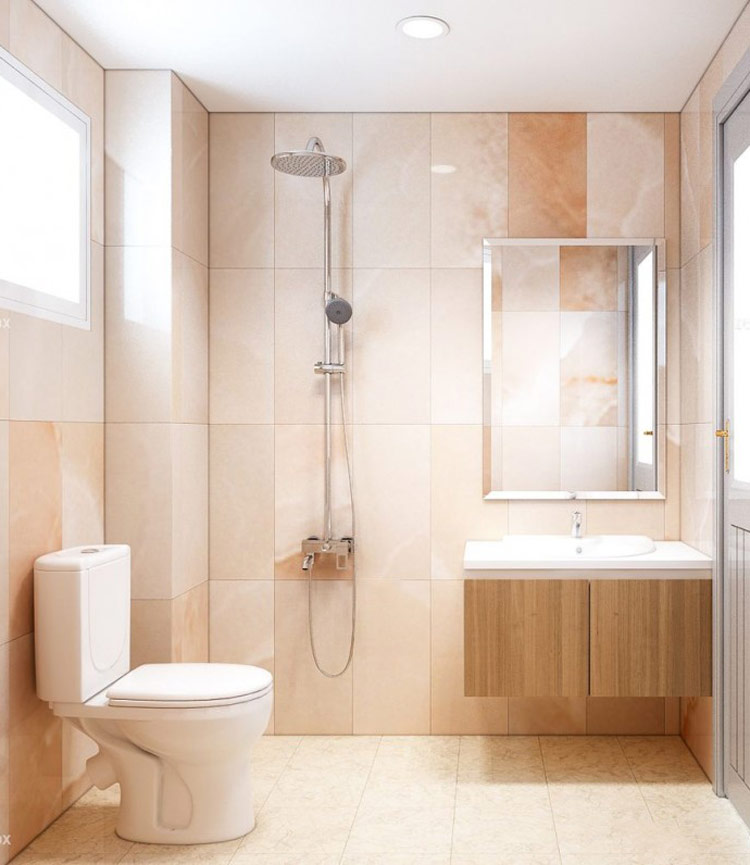 Thiết kế nội thất chung cư 58m2 - chị hương