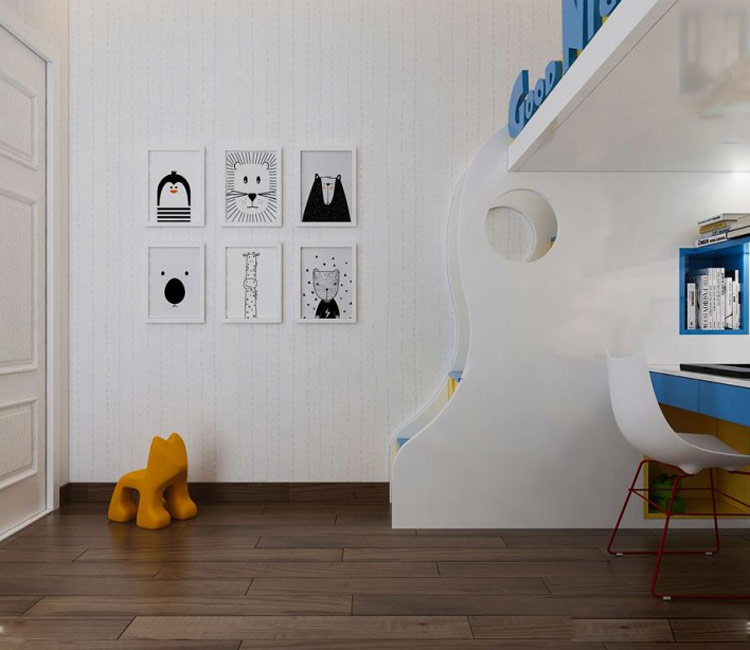 thiết kế nội thất chung cư 60m2 - anh Dũng 11