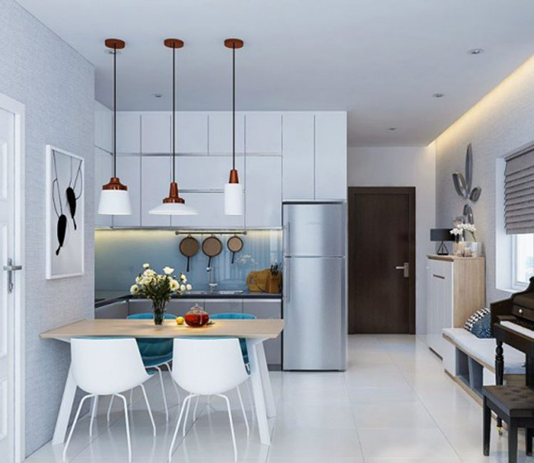 thiết kế nội thất chung cư 60m2 - anh Dũng 14