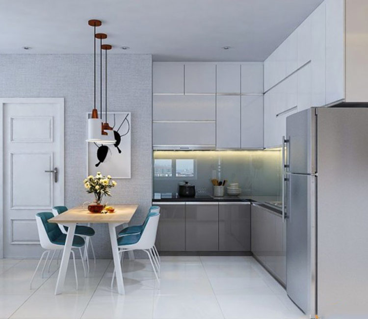 thiết kế nội thất chung cư 60m2 - anh Dũng 16