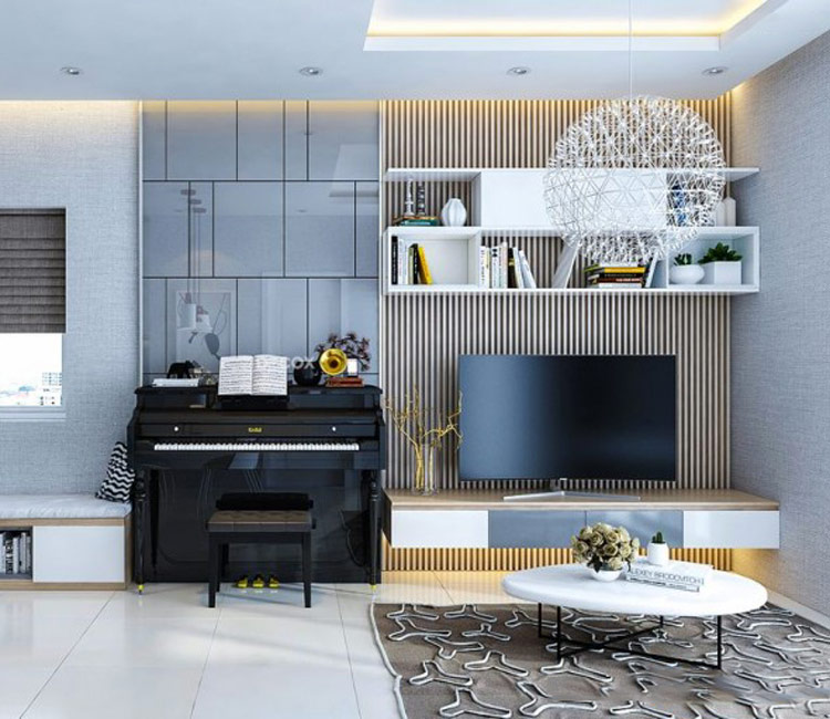 thiết kế nội thất chung cư 60m2 - anh Dũng 17