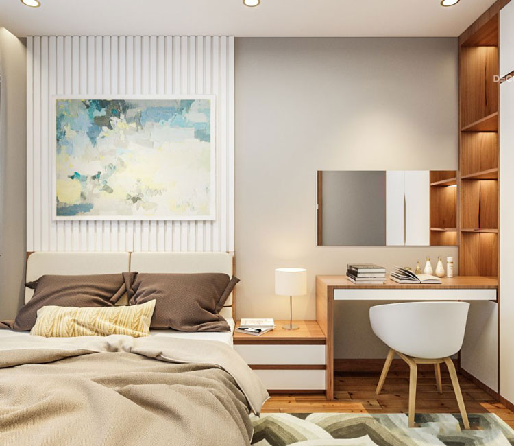 Thiết kế nội thất chung cư Mipec Tower 62m2 - Chị Lan 8 thiet-ke-noi-that-chung-cu-61m2 (8)