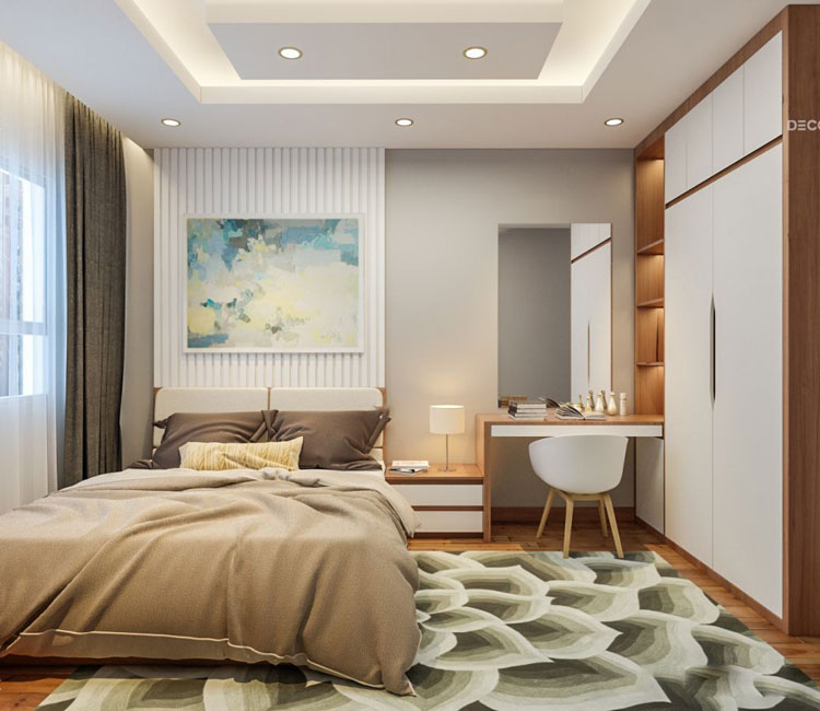 Thiết kế nội thất chung cư Mipec Tower 62m2 - Chị Lan 9 thiet-ke-noi-that-chung-cu-61m2 (9)