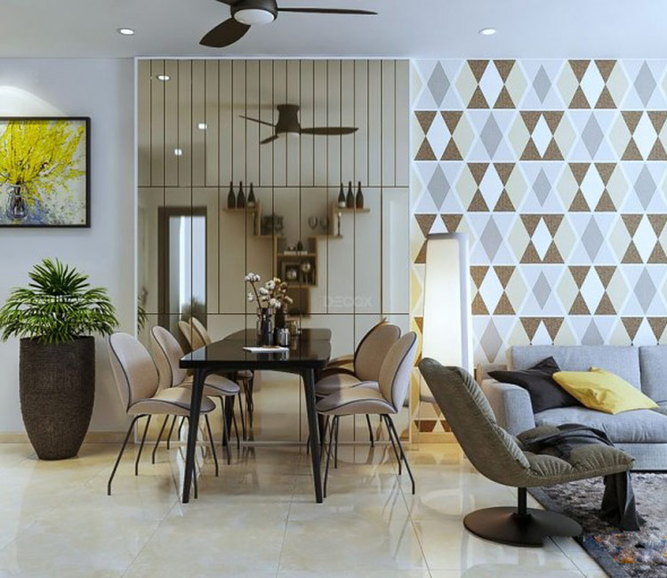 Thiết kế nội thất chung cư 63m2 Linh Đàm - Chị Ngọc Ánh 4 Thiết kế nội thất chung cư 63m2 - chị ngọc ánh 10