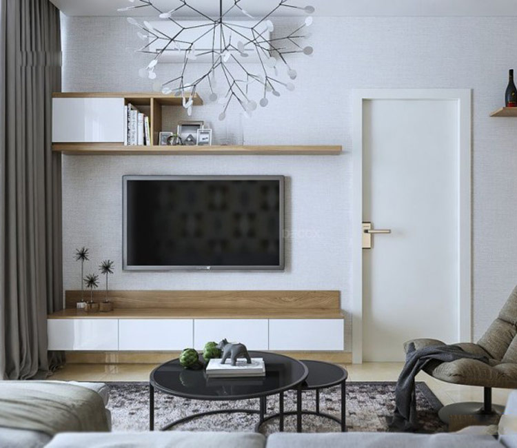 Thiết kế nội thất chung cư 63m2 Linh Đàm - Chị Ngọc Ánh 1 Thiết kế nội thất chung cư 63m2 - chị ngọc ánh 9