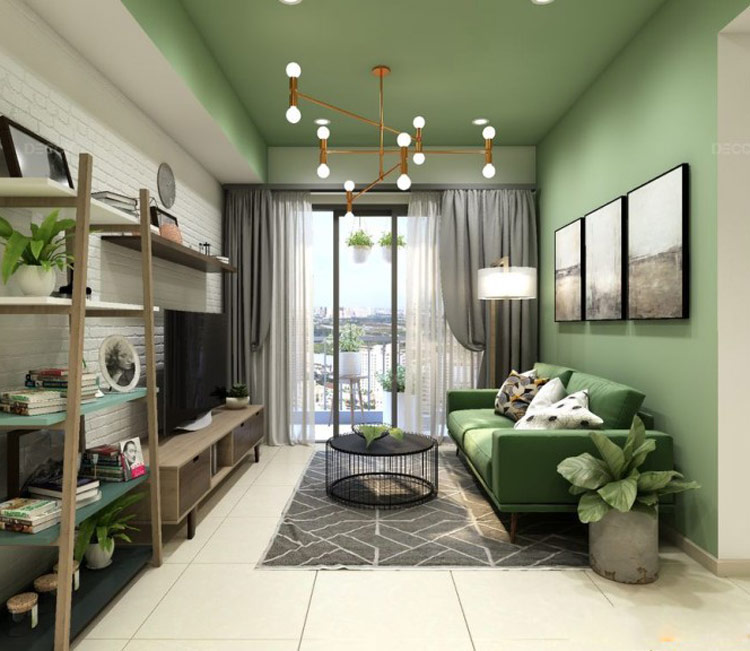 Thiết kế nội thất chung cư 64m2 - chị Linh An 9