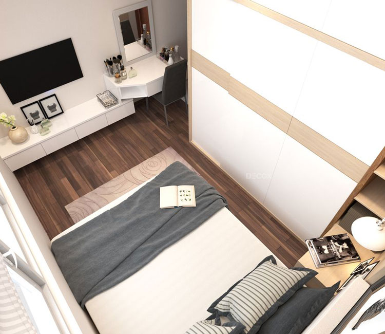 Thiết kế nội thất chung cư 64m2 OCT5 Resco - anh Sơn 6 thiet-ke-noi-that-chung-cu-64m2-resco (6)