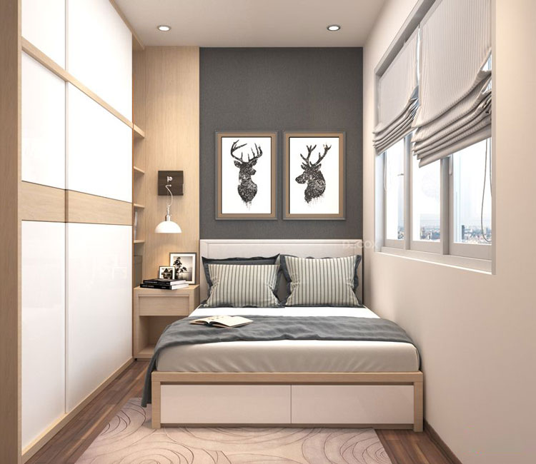 Thiết kế nội thất chung cư 64m2 OCT5 Resco - anh Sơn 7 thiet-ke-noi-that-chung-cu-64m2-resco (7)