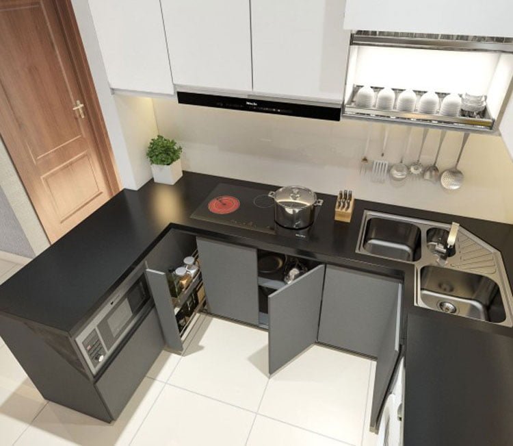 Thiết kế nội thất chung cư 67m2 Roma Plaza - chị Hồng 15