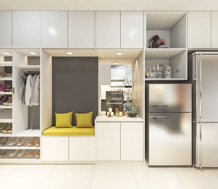 Thiết kế nội thất chung cư 67m2 Roma Plaza - chị Hồng 17