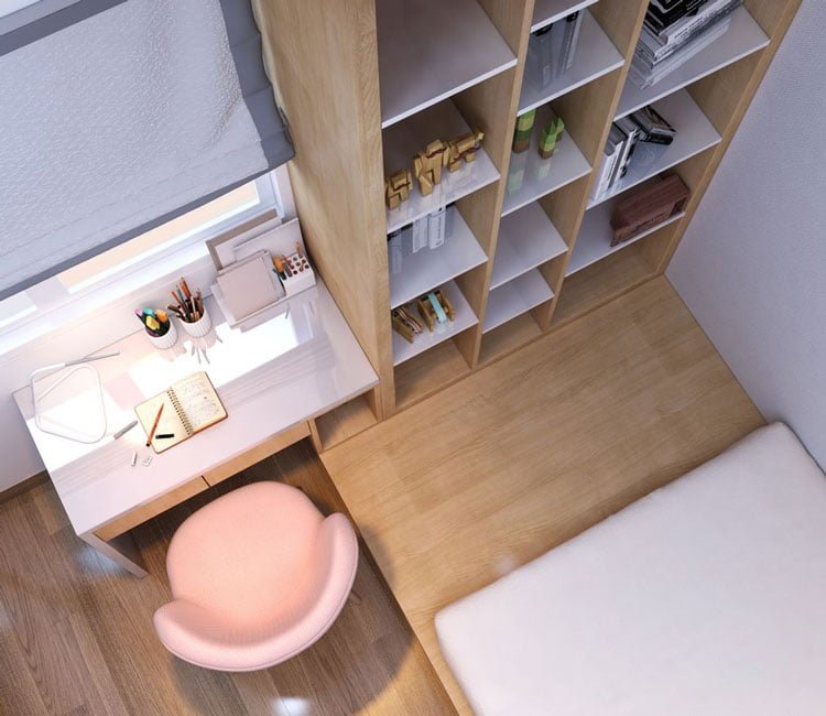 Thiết kế nội thất chung cư 68m2 FLC - anh Khôi 12