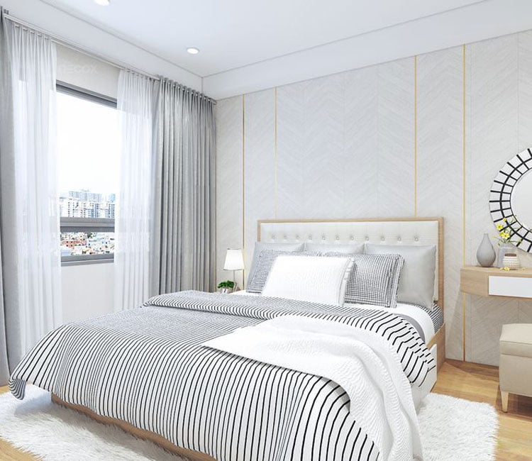 Thiết kế nội thất chung cư 68m2 Rainbow - Chị Thanh 8