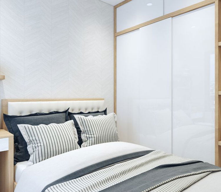 Thiết kế nội thất chung cư 68m2 Rainbow - Chị Thanh 12