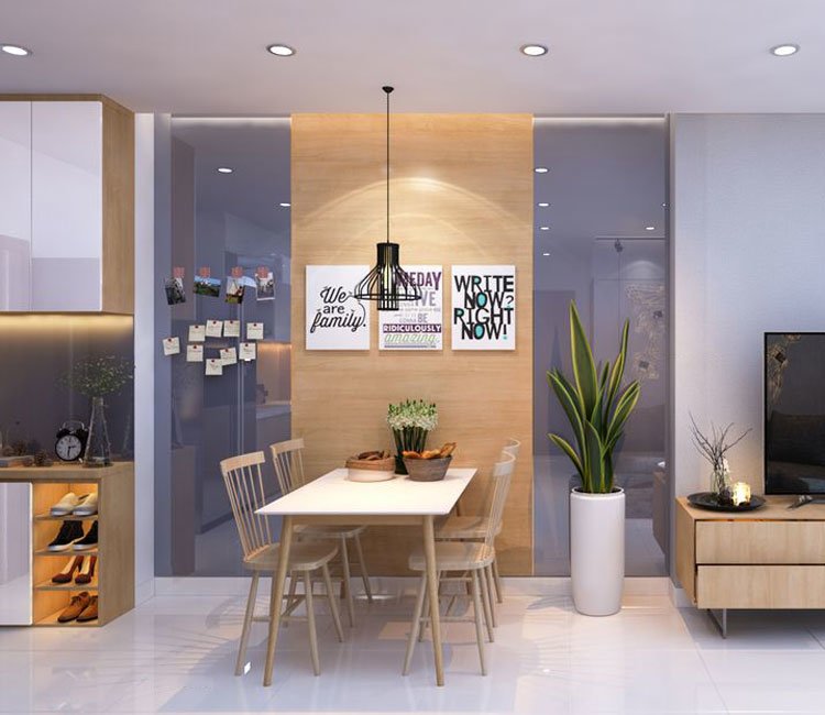 Thiết kế nội thất chung cư 68m2 FLC - anh Khôi 3