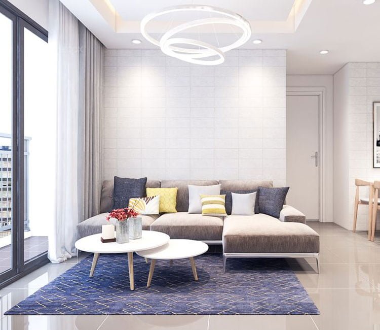 Thiết kế nội thất chung cư 68m2 Rainbow - Chị Thanh 1