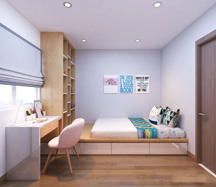 Thiết kế nội thất chung cư 68m2 FLC - anh Khôi 9