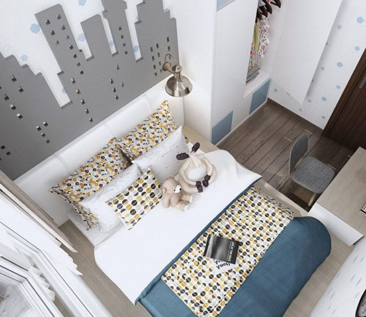 Thiết kế nội thất chung cư 68m2 Golden Plaza - Chị Ngọc Anh 16 thiết kế nội thất chung cư 68m2 - chị Ngọc Anh 1