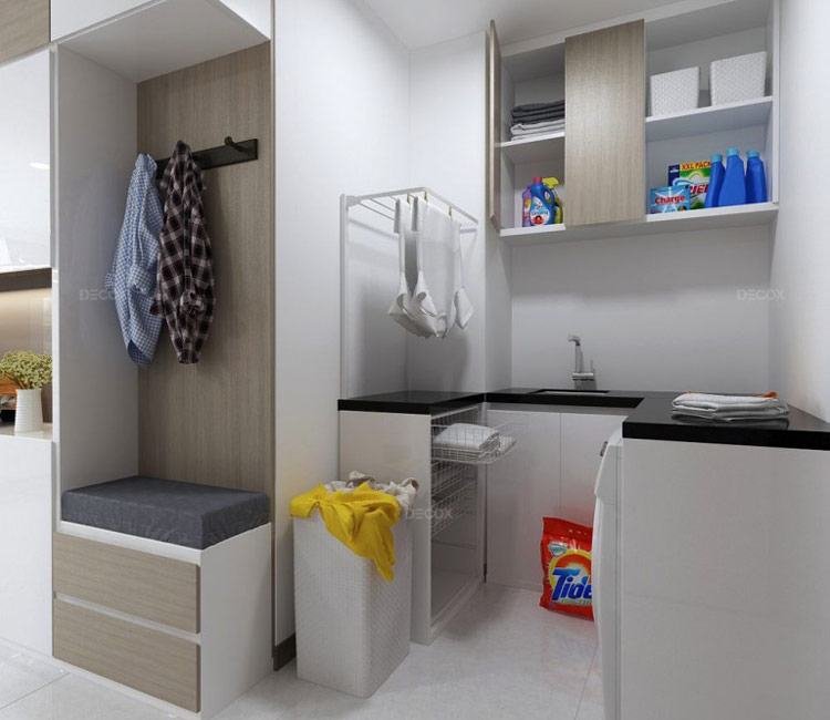 Thiết kế nội thất chung cư 68m2 Golden Plaza - Chị Ngọc Anh 19 thiết kế nội thất chung cư 68m2 - chị Ngọc Anh 11