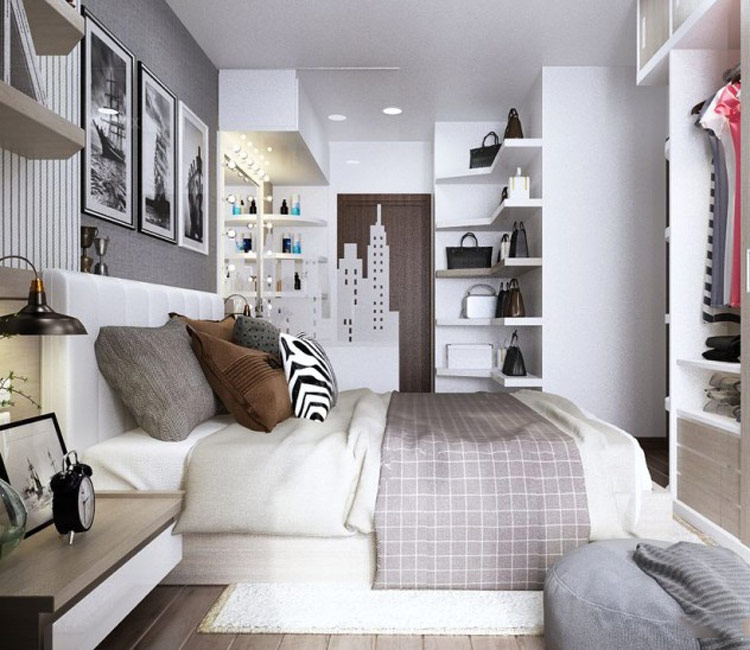 Thiết kế nội thất chung cư 68m2 Golden Plaza - Chị Ngọc Anh 8 thiết kế nội thất chung cư 68m2 - chị Ngọc Anh 15