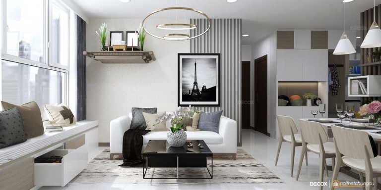 Thiết kế nội thất chung cư 68m2 Golden Plaza - Chị Ngọc Anh 3 thiết kế nội thất chung cư 68m2 - chị Ngọc Anh 4