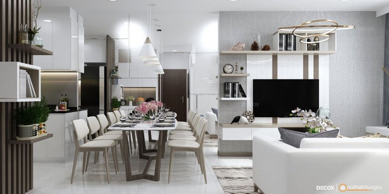 Thiết kế nội thất chung cư 68m2 Golden Plaza - Chị Ngọc Anh 6 thiết kế nội thất chung cư 68m2 - chị Ngọc Anh 5