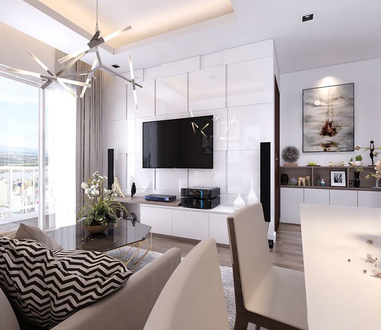 Thiết kế nội thất chung cư 70m2 Park Hill 7 - anh Tài 2