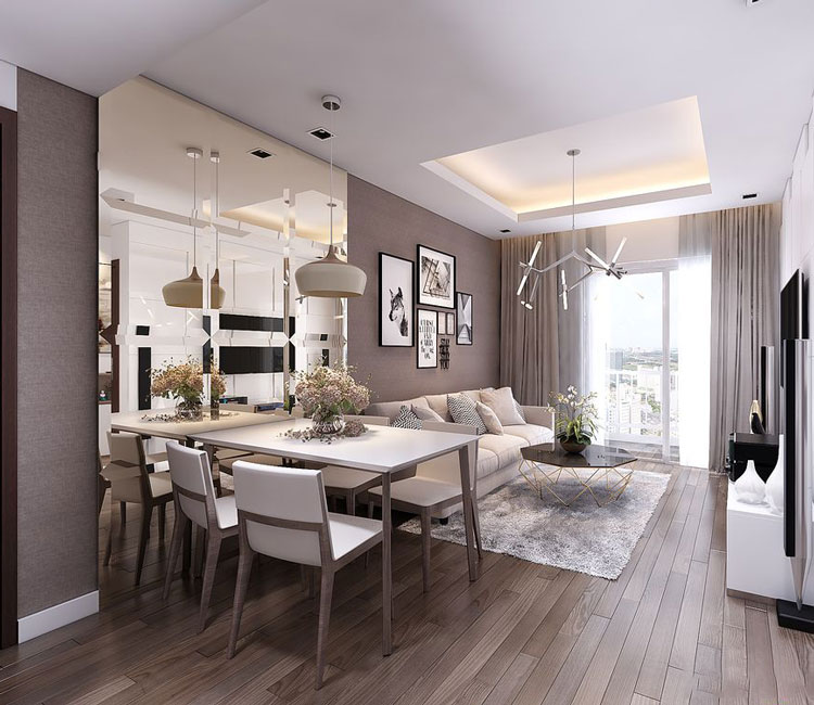 Thiết kế nội thất chung cư 70m2 Park Hill 7 - anh Tài 3