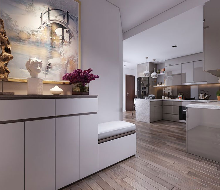 Thiết kế nội thất chung cư 70m2 Park Hill 7 - anh Tài 5