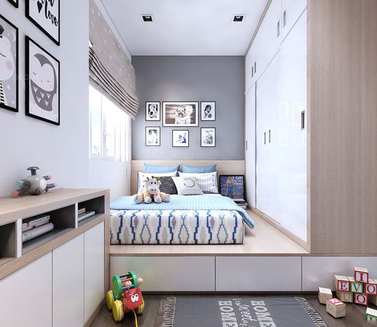 Thiết kế nội thất chung cư 70m2 Park Hill 7 - anh Tài 8