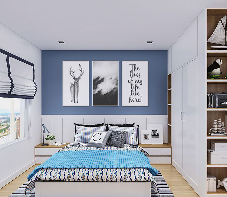 Thiết kế nội thất chung cư IMSPERIA SKY GARDEN 90m2- Chị Bình 1