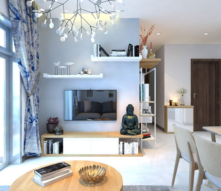 Thiết kế nội thất chung cư Complex Thống Nhất 65m2 – Anh Minh 14