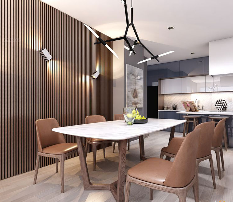 Thiết kế nội thất chung cư 85m2 Tân Tây Đô - Anh Cường 6