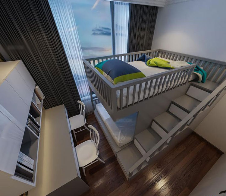 Công trình: Thiết kế nội thất chung cư 82m2 Khu đô thị Times City - Chị Vân Anh 16