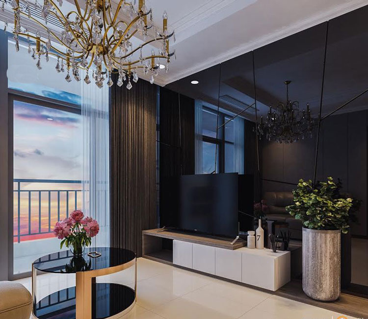 Công trình: Thiết kế nội thất chung cư 82m2 Khu đô thị Times City - Chị Vân Anh 15