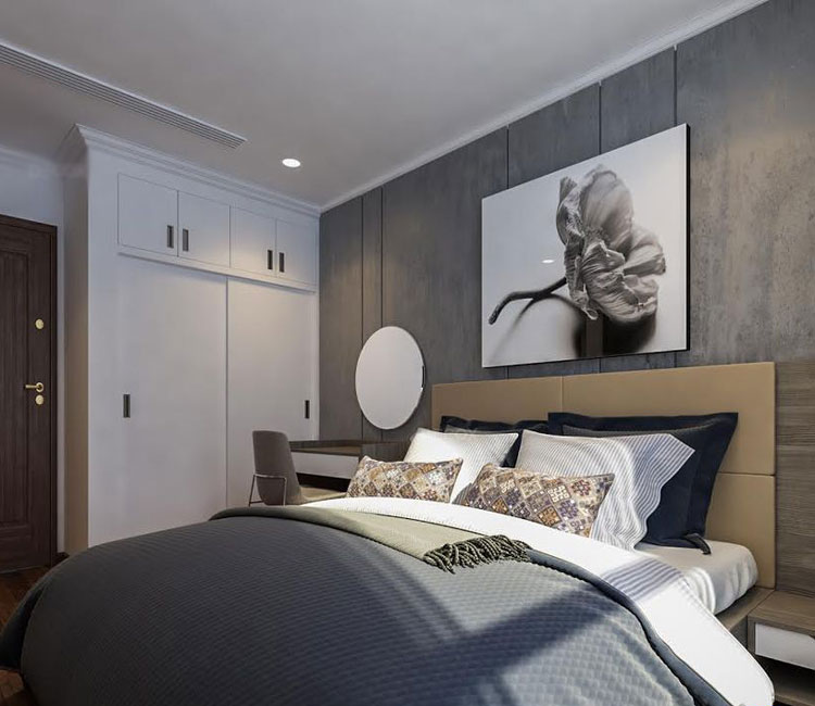 Công trình: Thiết kế nội thất chung cư 82m2 Khu đô thị Times City - Chị Vân Anh 17