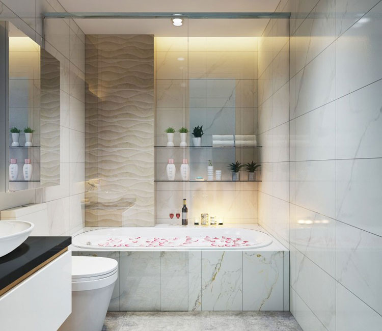 Thiết kế nội thất chung cư 89m2 - anh Hùng 10