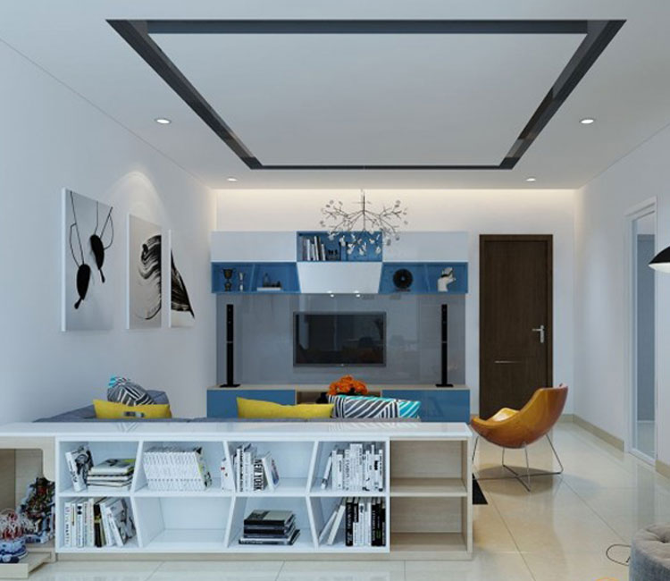 Thiết kế nội thất chung cư 89m2 - anh Hùng 16